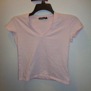 Coolwear Junior's Short Sleeve Pink Top Size XL